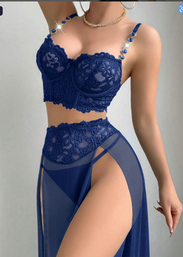 Mesh & Chain Lace Bodysuit