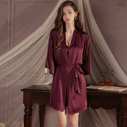 Light Shadow Lace Slip Dress