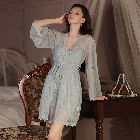 Snowfall Lace Intimate Set