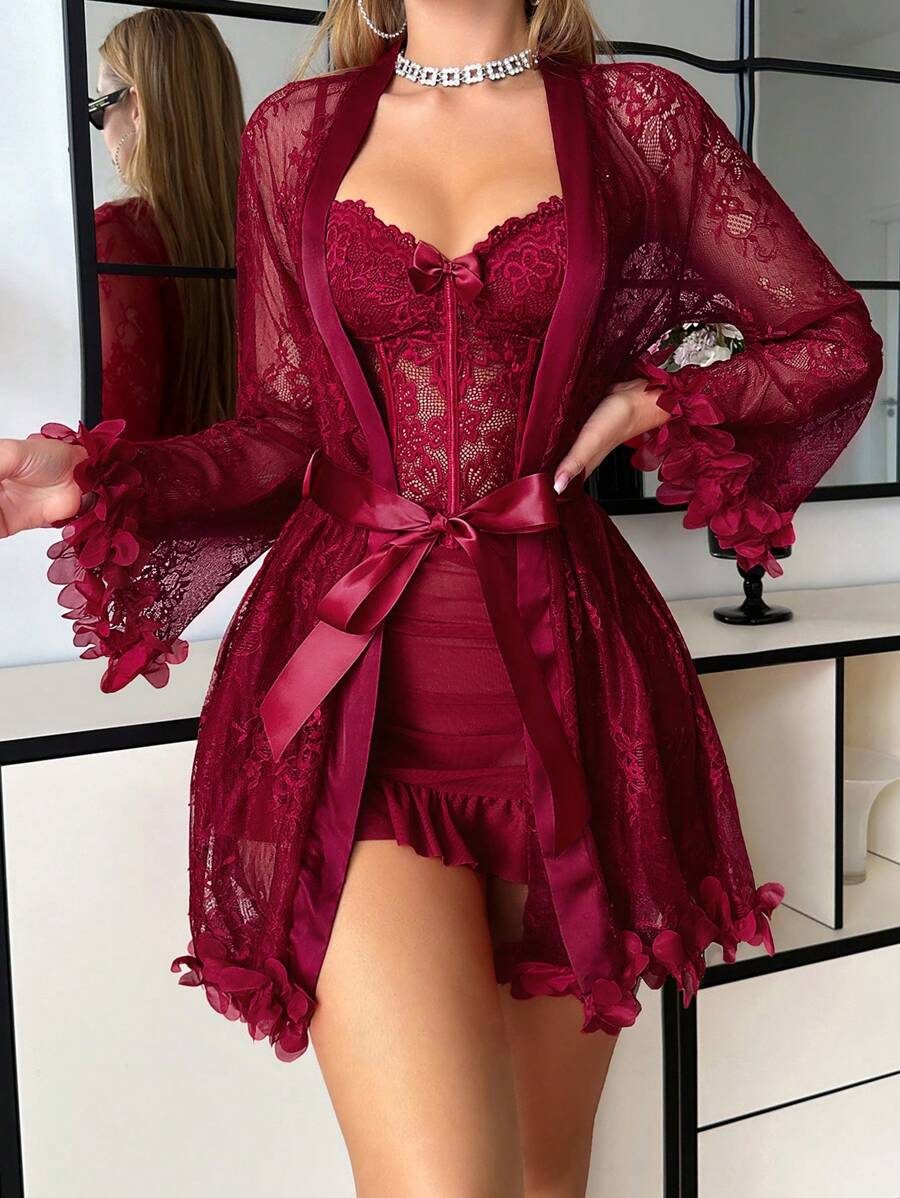 Roselace Flow Sleepwear Set