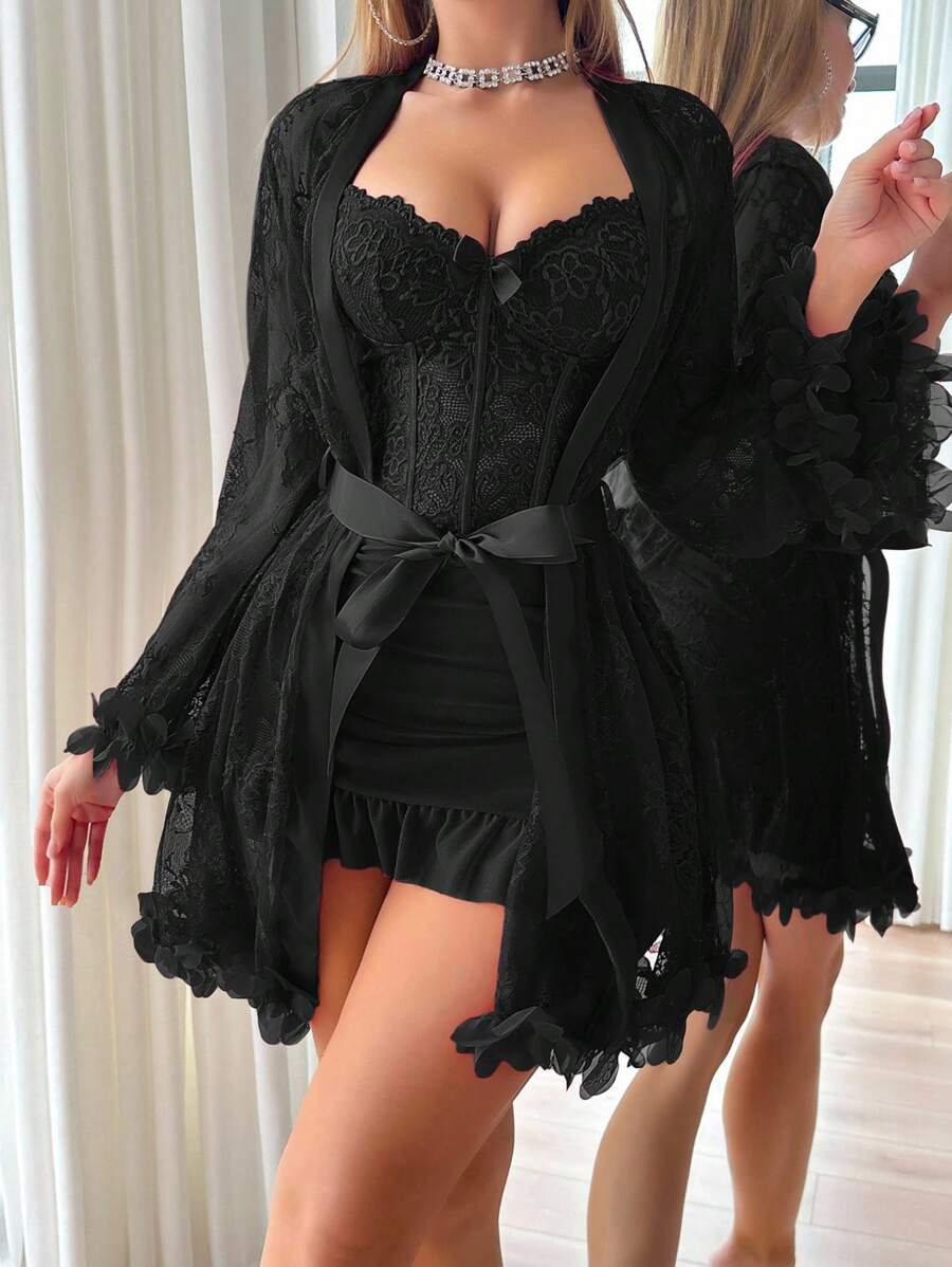 Roselace Flow Sleepwear Set