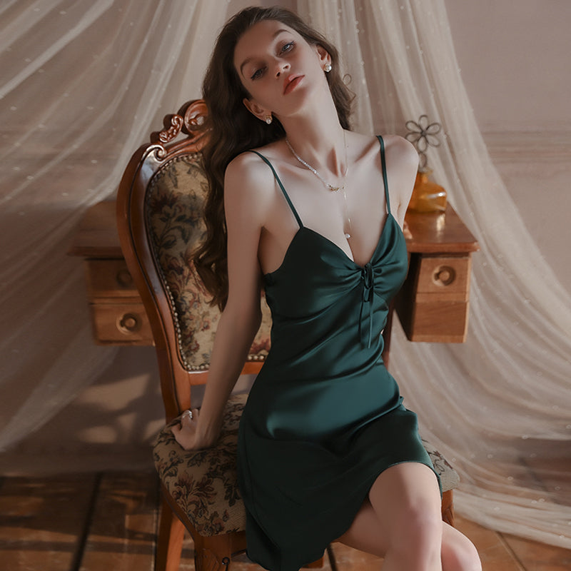 Light Shadow Lace Slip Dress