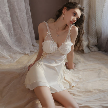 Scarlet and Cobalt Slip Dress