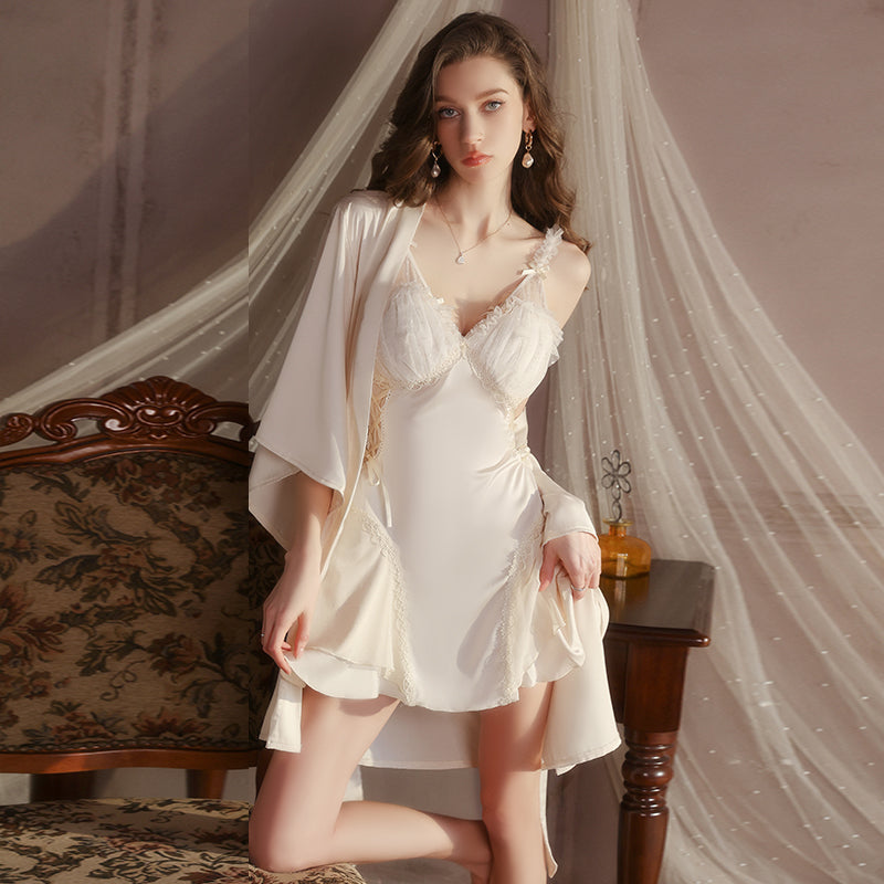 Scarlet and Cobalt Slip Dress