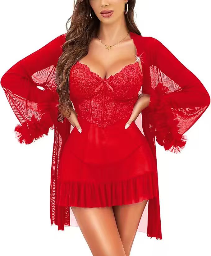 Hidden Desire Sheer Set