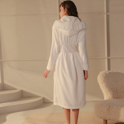 Deep V Tie-Waist Satin Robe Set – Sexy Loungewear