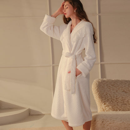 Deep V Tie-Waist Satin Robe Set – Sexy Loungewear