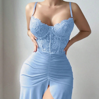 Soft Rush Sheer Lounge Dress